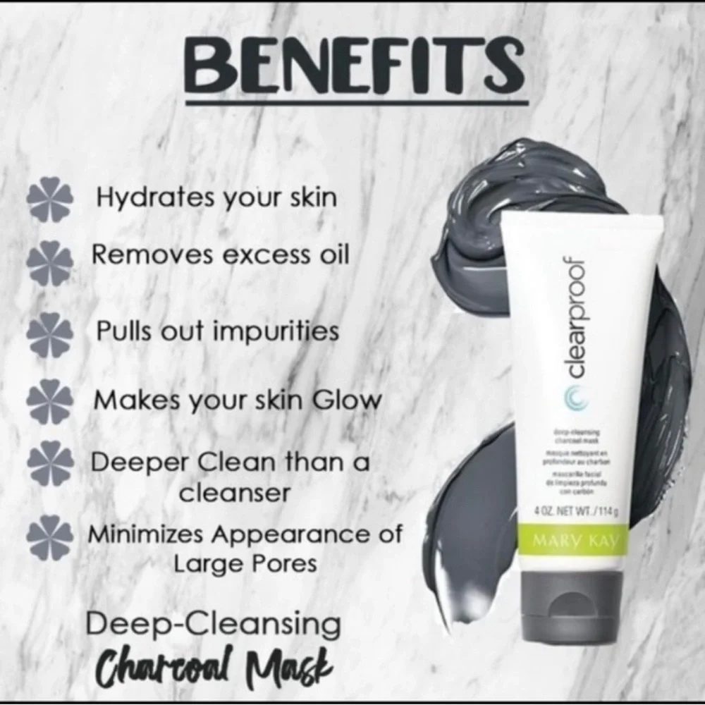 Mary Kay Clearproof Deep-Cleansing Charcoal Mask - lot of 3